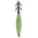 95mm*0.9mm Noctilucent Squid Cuttlefish Sleeve Lure Hook Bait Fishhook