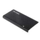 Power Bank Case Kit 18650 Battery Charger Flashlight for Cell Phone-Orange