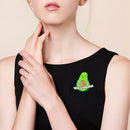 Clothing Bags Alloy Badge Women Men Cartoon Gourmet Drip Brooch Jewelry (4) A