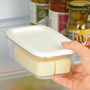 2 Pcs Kitchen Food Butter Serving Storage Dish Container w/ Lid Freezer Safe