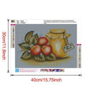 5D DIY Full Drill Diamond Painting Fruit Embroidery Mosaic Craft Kit (w378)