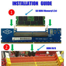 DDR4 Laptop SO-DIMM to Desktop DIMM Memory RAM Connector Desktop Adapter Card