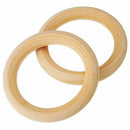 20 Pack Wood Rings Wooden Rings For Craft, Ring Pendant And Connectors Jewe