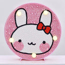 DIY Diamond Painting Rabbit Cross Stitch Embroidery Light Kit Decor (HD14)