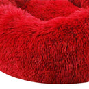 Pet Bed for Cats and Dogs,Super Soft Round Dog Bed Oval Donut Nesting Cave