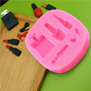 Newest Silicone DIY Lipstick Cake Decorating Perfume Bottle Mould Chocola