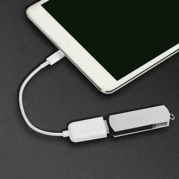 Lightning 8 Pin To USB Male to Female OTG Adapter Cable For iPad iPho A2K3