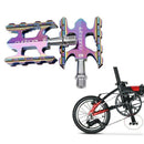 Bike Pedals 9/16" Sealed Bearing Aluminum Alloy Platform Bicycle Pedals