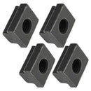 3/8-inch Steel T-Slot Nut Black Oxide Plated Grade 8.8 Tapped Through 8 pcs B1X4