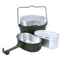 3 in 1 Outdoor Camping Lunch Box Hiking Picnic Travel Survival Cookware Set