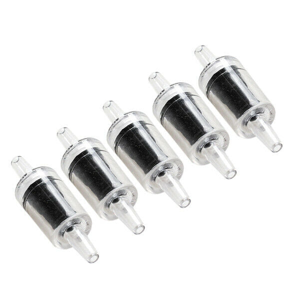 5pcs 45mm One Way Non-Return Check Valve Aquarium Co2 System Air Pump Black AU