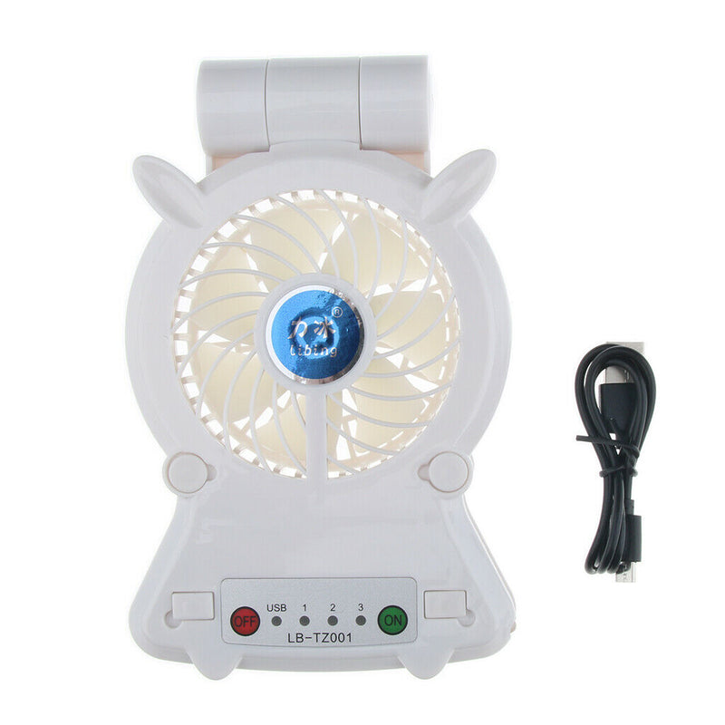 Rechargable Portable Mini Cooling Cooler Holder for Phone / Tablet White