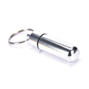 Medicine Bottle Keychain Container Waterproof Holder Aluminum Drug Box Case ME
