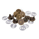 20 Sets Magnetic Clasp Purse Snaps Closures Round Sewing Button Press Studs