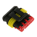 20 Kits 3 4 Pin Sealed IP68 Electrical Wire Connector Plug 1.5mm Terminal