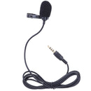 1Pc Portable Microphone Condenser Clip-on Lapel Lavalier Wired Mic 3.5mm JackTE