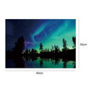 Aurora 5D Full Drill Round Diamond Painting DIY Needlework Cross Stitch Set