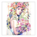 5D DIY Full Drill Diamond Painting Flowers Beauty Cross Stitch Embroidery