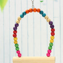 1x Great Wooden Bird Parrot Swing Toys Parakeet Cockatiel Lovebird Budgie Cag 3C