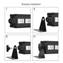 18W Stage Party Lamp Lightweight Portable 6LED Black Light Purple UV Bar Light