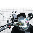 Universal 360 Motorcycle Bicycle Phone Holder with USB Charging Handle Grip