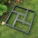 2x DIY Path Maker Walk Paving Mould Pavement Garden Concrete Stepping Stone Mold