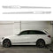 2pcs Car Side Body Vinyl Decals Long Stripe Stickers for Mercedes-Benz(Grey