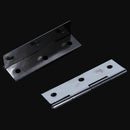 10 Pcs Home Furniture Hardware Door Hinge Satin Nickel 3inch Long V2S9