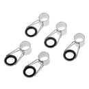 5 Pcs Fishing Rod Guides Eye Rings Rod Building DIY Tip Repair Kit 8.5mm