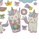 Clothes patches heat transfer stickers diy printing iron on appliques B&X