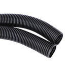 Corrugated Wire Cable Conduit Tubing Tube Pipe 28mm OD 3.6M Long Black