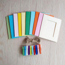 10PCS Mini Hanging Photo Frames DIY 6'' Picture Clip Rope Album Card Deco Dwgp