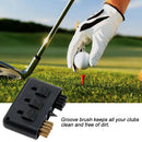 2pcs Home Retractable Golf Brush Accessories 3 In 1 Groove Putter Cleaning Tool