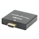 1 in 2 out 1080P HDMI Splitter for Monitor Projector Male to Female Adapter