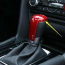 Red ABS Interior Car Gear Shift Knob Handle Cover Trim for Mazda CX-3 CX3 2