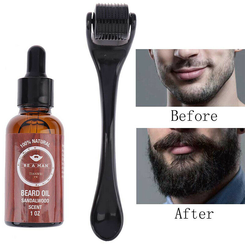 Derma Roller For Beard Growth, Beard And Hair Stimulate Serum, Hair Care Ksp