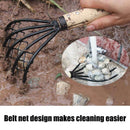 Dig Seafood With Net Garden Beach Accessories 5 Claw Conch Clam Rake Tool Shell