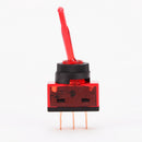 2 Pieces 12V 20A Car 3Pin SPST Toggle Rocker Switch with Red and Blue LED