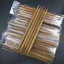 75pcs Bamboo Knitting Needles Crochet Hooks Sweater Knit Weave Tool Set