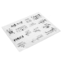 DIY Clear Transparent Stamps Silicone Letters Cards Album Decoration Seals