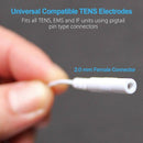 20Pcs Self-Adhesive Electrode Pads 2mm Plug Gel Patch for Tens Acupuncture