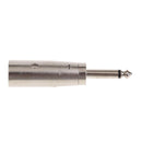 Male XLR to Male 1/4" (6.35mm) TRS Mono Plug Audio Adapters