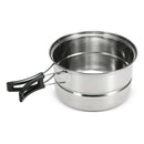 Cooking Set Easy Clean Steaming Rack Stainless Steel Home Frying Pan