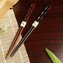 8 Pairs Japanese Classic Solid Wooden Chopsticks Set Gift Set for Kids Kit JND