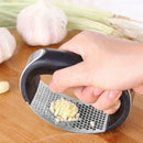 Stainless Steel Garlic Press Crusher Manual Rocking Mincer Squeezer Kitchen