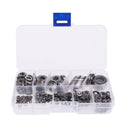 360pcs Flat and Lock Washers for Bolt Screws - M2 M2.5 M3 M4 M5 M6 M8 M10