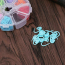Plastic Locking Needle Stitch Holders Markers For Crochet Knitting Craft Clip AU