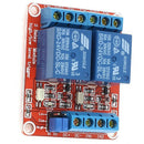 DIY 2-CH High/Low Level Relay Expansion Circuit Board Module DC 24V Z5L6