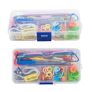 56 pcs Crochet Hook Knit Yarn Weave Knitting Needle Clip Marker Tool set Case