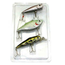 3pcs Lot Fishing Lures Mixed Set Minnow Crankbaits Topwater Popper Hook